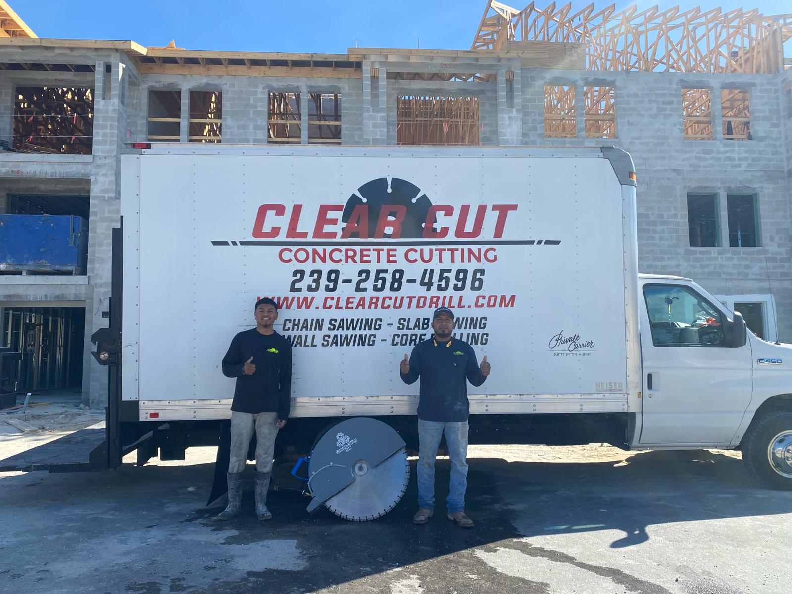 Clear Cut concrete cutting project 1
